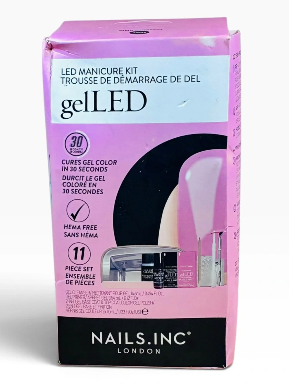 Nails Inc. London GELLED-MANICURE STARTER KIT NEW IN BOX***